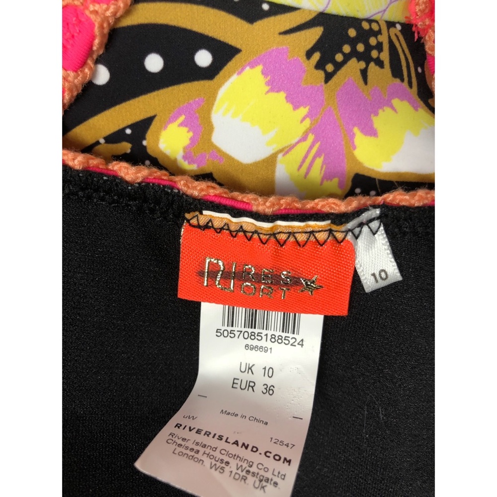 ASOS RIVER ISLAND Floral Cut Out Swimsuit New - Picture 4 of 8